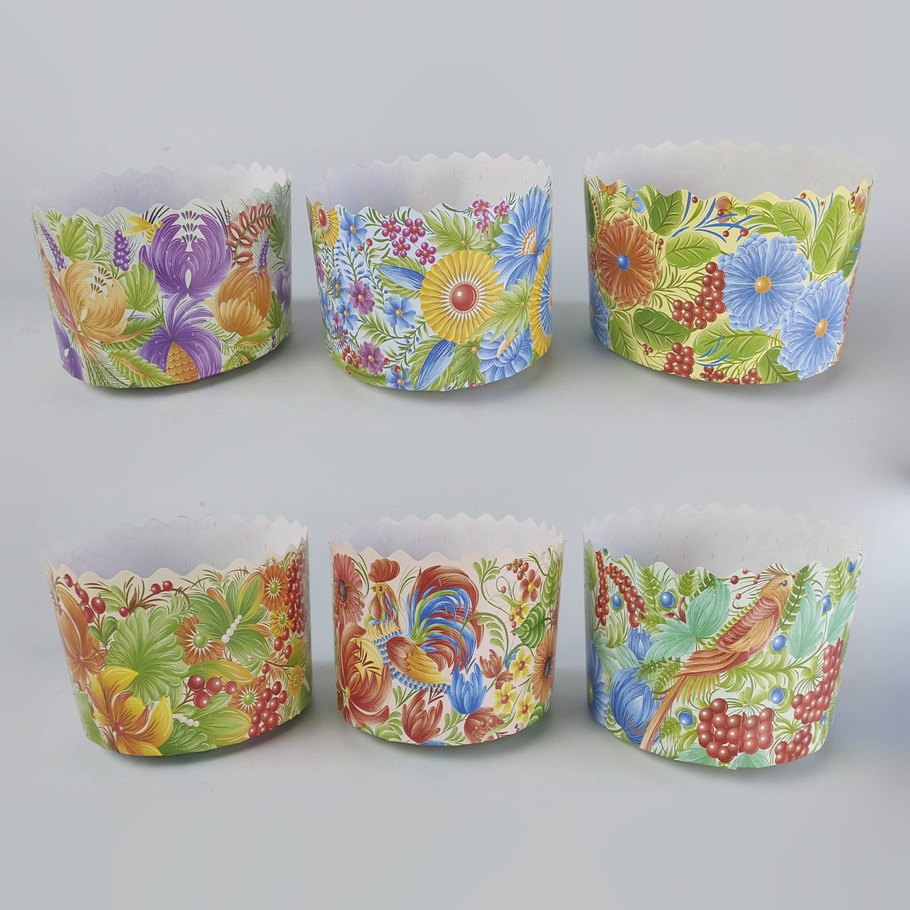 Паперові форми для Паски Ø130х85 мм. Упаковка 50 шт. (на 400-500 г) Великодня, Крафінів, Панеттоне Петриківка, фото 1