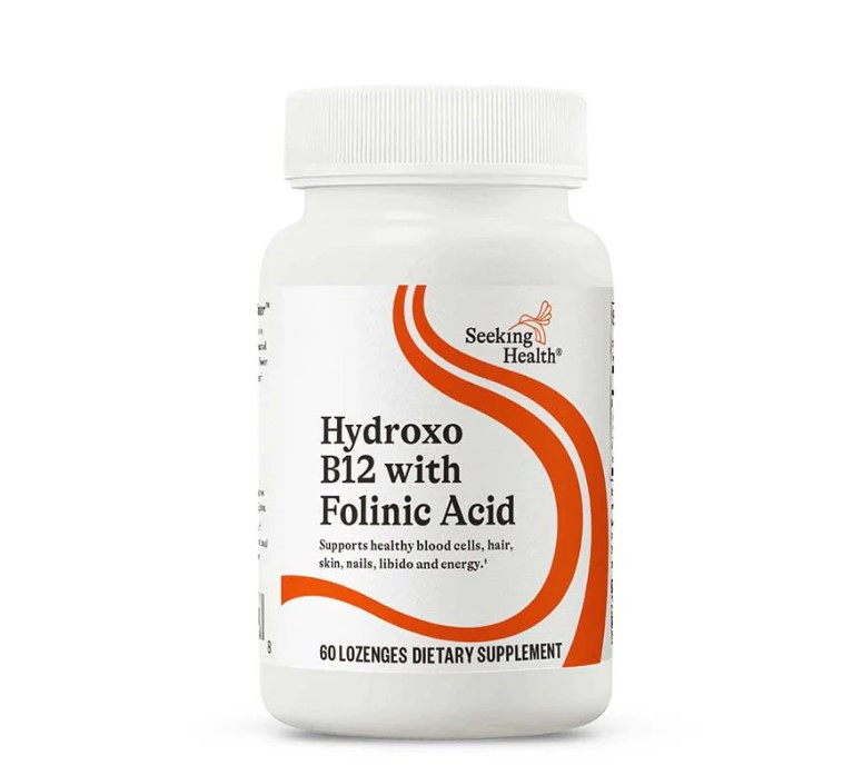 Seeking Hydroxo B12 with Folinic Acid / Фолат Б9 і Б12 (гідроксокобаламін) 60 льодяників