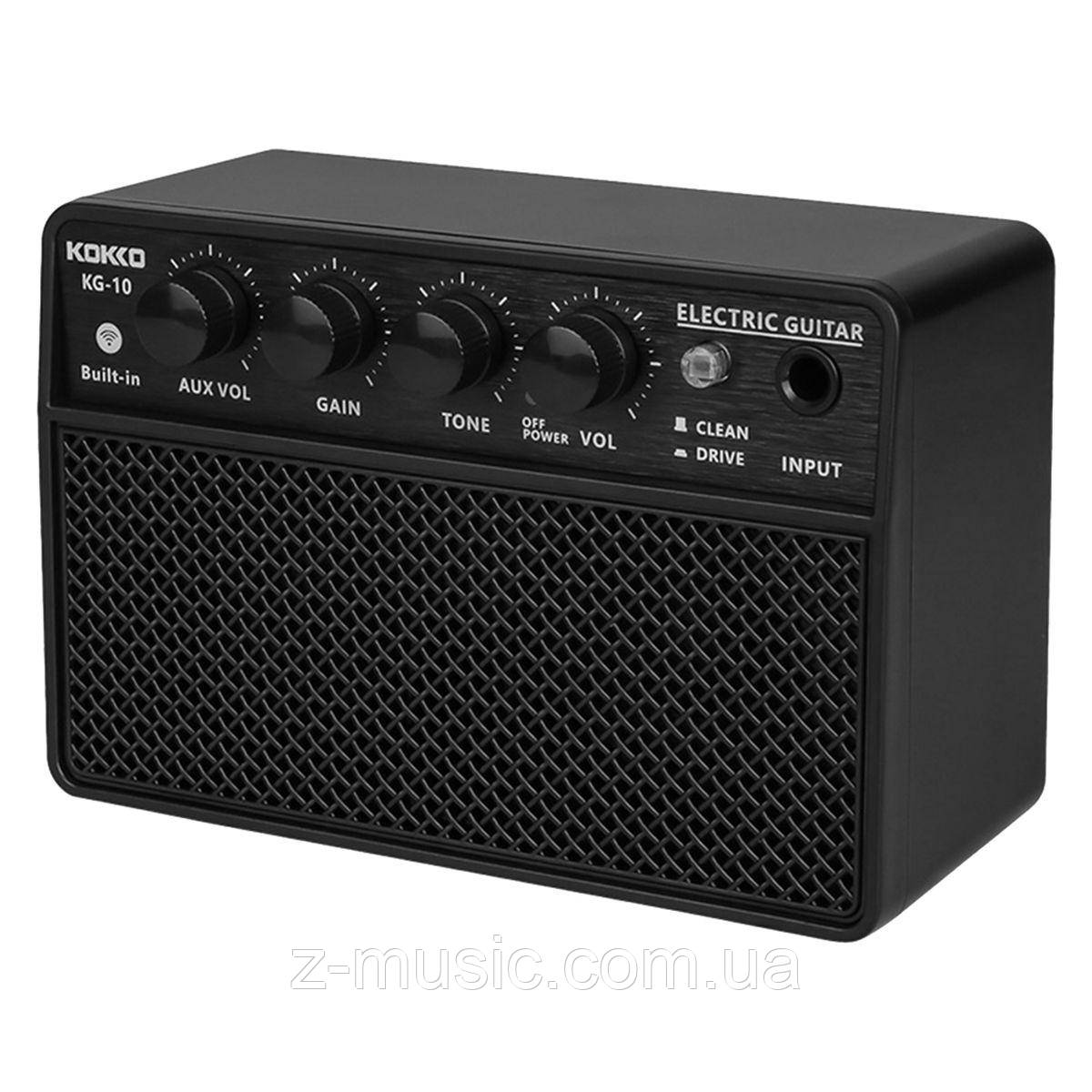 Комбопідсилювач портативний для електрогітари Kokko KG-10, Bluetooth, 10 ват