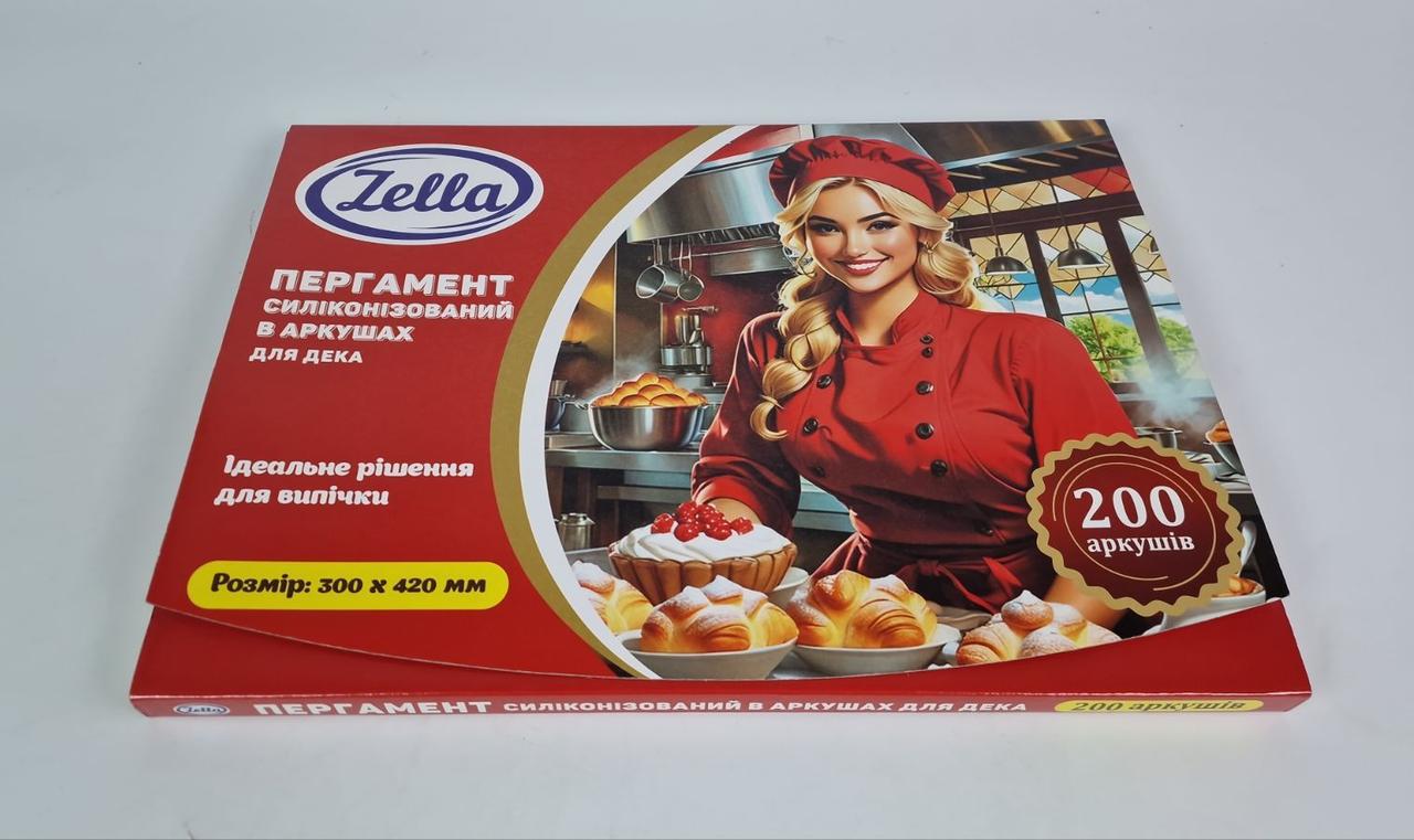 Пергамент для випікання (200листів) 30*42 білий силіконовий (1 пачка), фото 1