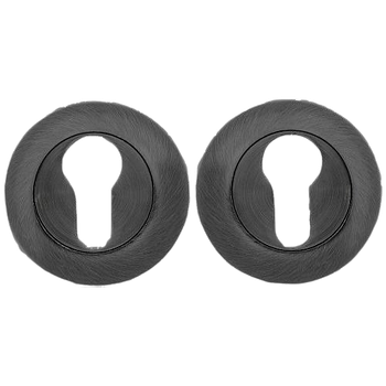 Накладка на циліндр HRoz-0701 AL Black Mat KEDR