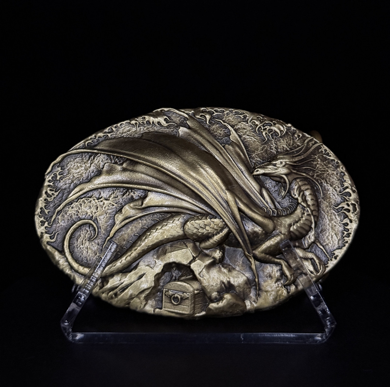 Незвичайна пряжка для ременів ДРОГОН на чоловічий ремінь Gorillas Accessories bb14, фото 1