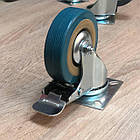 Ролик D-75 меблевий посилений з гальмом, фото 3