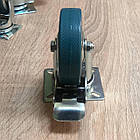 Ролик D-75 меблевий посилений з гальмом, фото 4