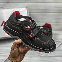 Спецвзуття сандалі робочі чоловічі антипрокольні, ударостійкі шкіряні металевий підносок, босоніжки захисні, польша