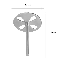 ПЕДИКЮРНИЙ ДИСК-ОСНОВА STALEKS PRO PODODISC L 25 ММ PDLSET-25 подовженний
