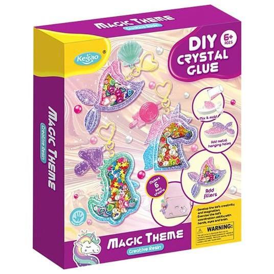 Дитячий творчий набір "Магічні звірята" – створи брелоки з епоксидної смоли сам DIY Подарунок для дитини, фото 1