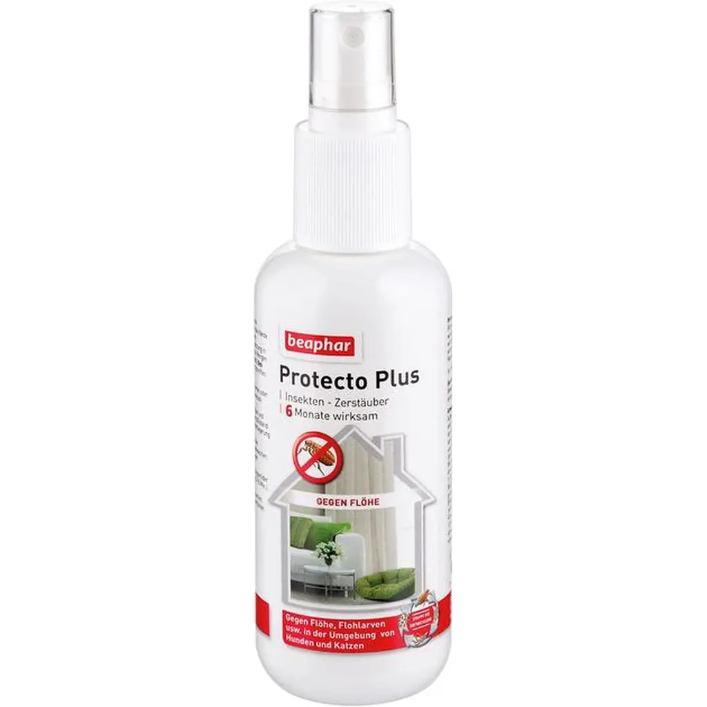 Beaphar Protecto Plus (Беафар Протекто Плюс) спрей від бліх, вошей і комах у місцях проживання тварин 150 мл