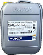 Олива моторна YUKO DIESEL AGRO SAE 30 API CC каністра 10л ПЕ(м10г2к)