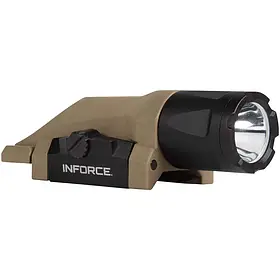 Ліхтар збройовий InForce WML Gen3 WeaponLight, Світло: Біле, 450 lumens, Колір: DE, IF71011DE