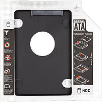 Адаптер HDD 2.5" для ноутбука у відсік CD-ROM PowerPlant HB390007 (9.5 мм)