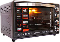 Електрична піч Liberton LEO-651 Graphite (65л, + гриль, + конвекція, + рожен)