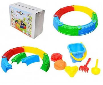 Пісочниця збірна 8 деталей KW-01-118-1 KinderWay