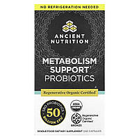 Ancient Nutrition, пробіотики для підтримки метаболізму, 60 капсул