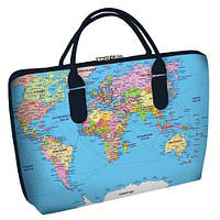 Сумка Саквояж Мапа світу 43х28 см (SWX_15N124_TSI)