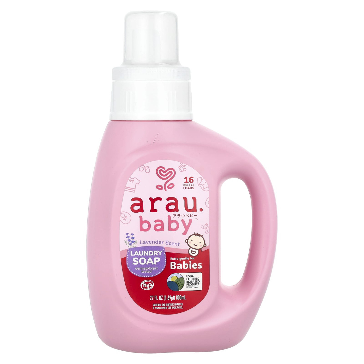 Arau.baby, господарське мило, лаванда, 800 мл (27 рідк. унцій)