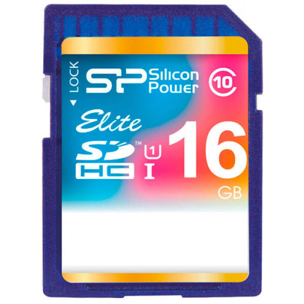 Карта пам'яті Silicon Power SDHC 16GB Class 10 UHS-I Elite (SP016GBSDHAU1V10)
