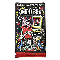 Bones Coffee Company, Sinn-O-Bun, цільні боби, середнє обсмажування, 340 г (12 унцій)