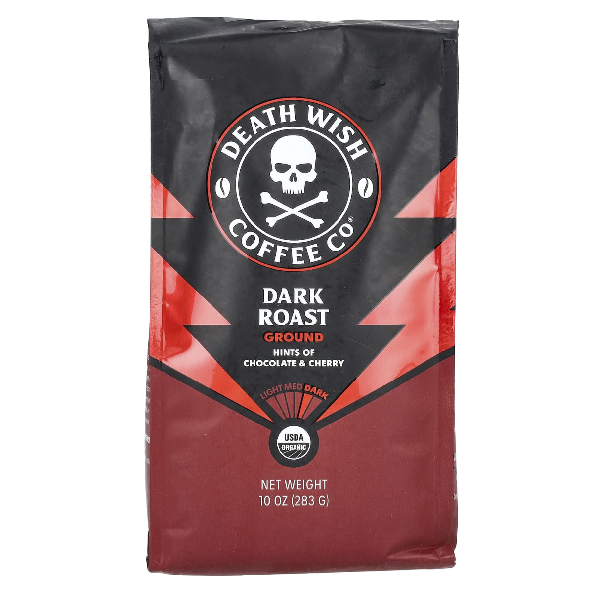 Death Wish Coffee, мелений, темне обсмажування, 283 г (10 унцій)