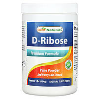 Best Naturals, D-рибоза, 454 г (1 фунт)