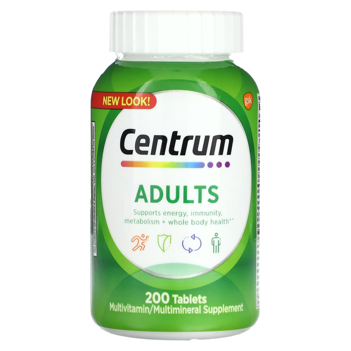 Centrum, мультивітаміни для дорослих, 200 таблеток