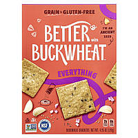 Better with Buckwheat, гречані крекери, все, 120 г (4,25 унції)