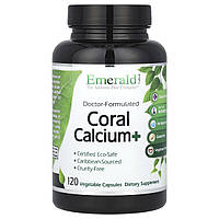 Emerald Laboratories, Coral Calcium+, 120 рослинних капсул