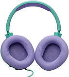 Навушники ігрові JBL QUANTUM 100M2 (JBLQTUM100M2CYN) м'ятні (Cyan), фото 8