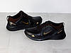Кросівки чоловічі шкіряні класичні весна осінь чорні, фото 4
