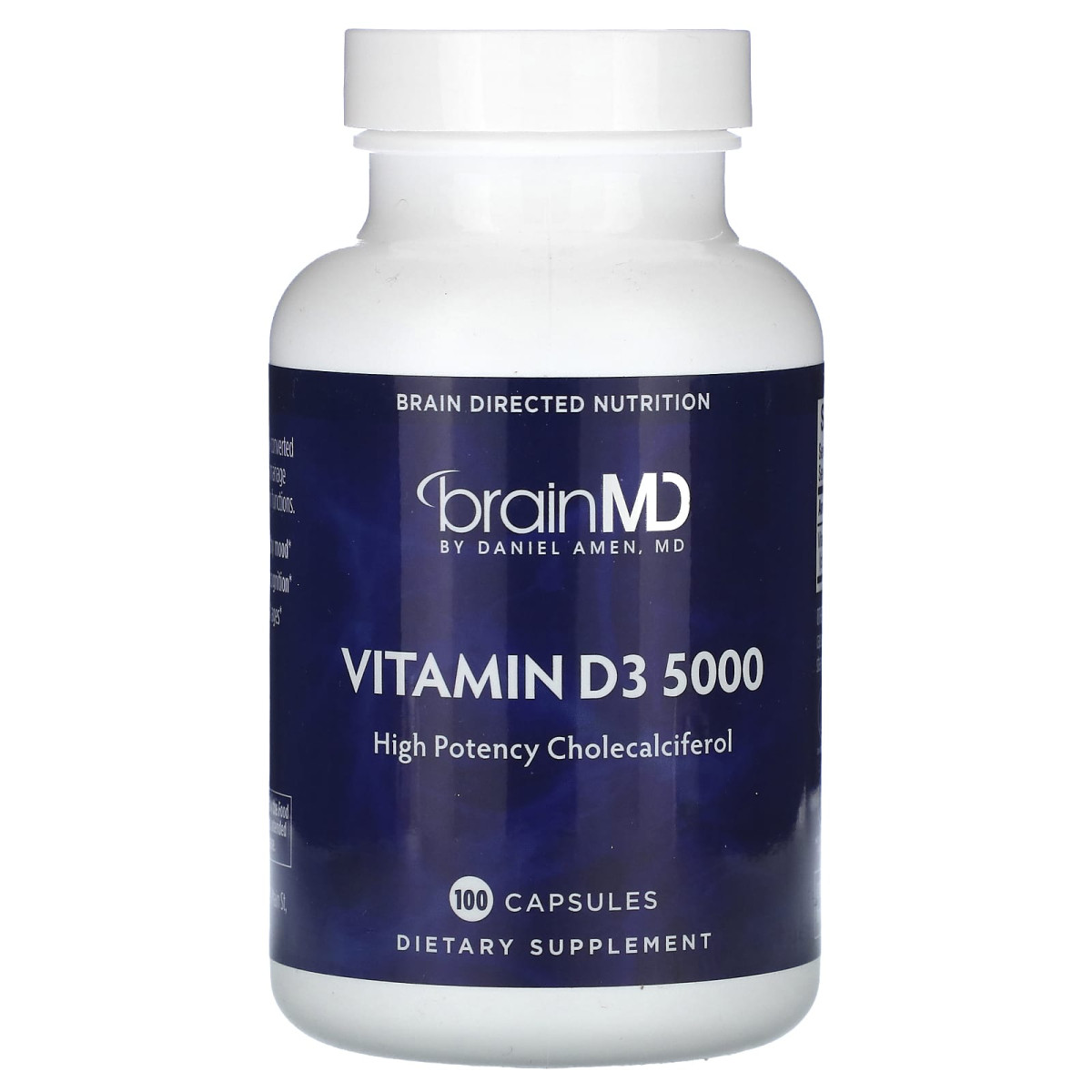 BrainMD, Вітамін D3 5000, 100 капсул