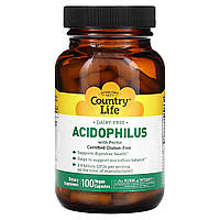 Country Life, Acidophilus з пектином, 100 веганських капсул