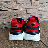 Кросівки червоні зі світловідбивною нашивкою ДШ, фото 7