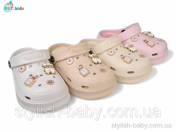 Дитяча колекція літнього взуття. Дитячі крокси 2025 бренда BBT kids оптом (рр. з 30 по 35), фото 1