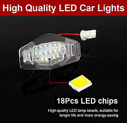 Підсвічування номера Honda Accord 03-19 Civic 01-15 Acura TSX TL MDX RDX Підсвічування номерного знака LED Хонда