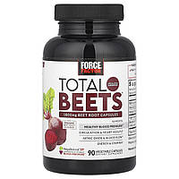 Force Factor, Total Beets®, 1800 мг, 90 рослинних капсул (600 мг в 1 капсулі)