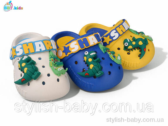 Дитяча колекція літнього взуття. Дитячі крокси 2025 бренда BBT kids оптом (рр. з 24 по 29), фото 1