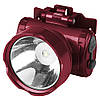 Ліхтар налобний Luxury 1898, 1W, вбудований акумулятор, ЗУ 220V, фото 3