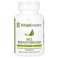 BiOptimizers, HCL, Breakthrough, 90 веганських капсул