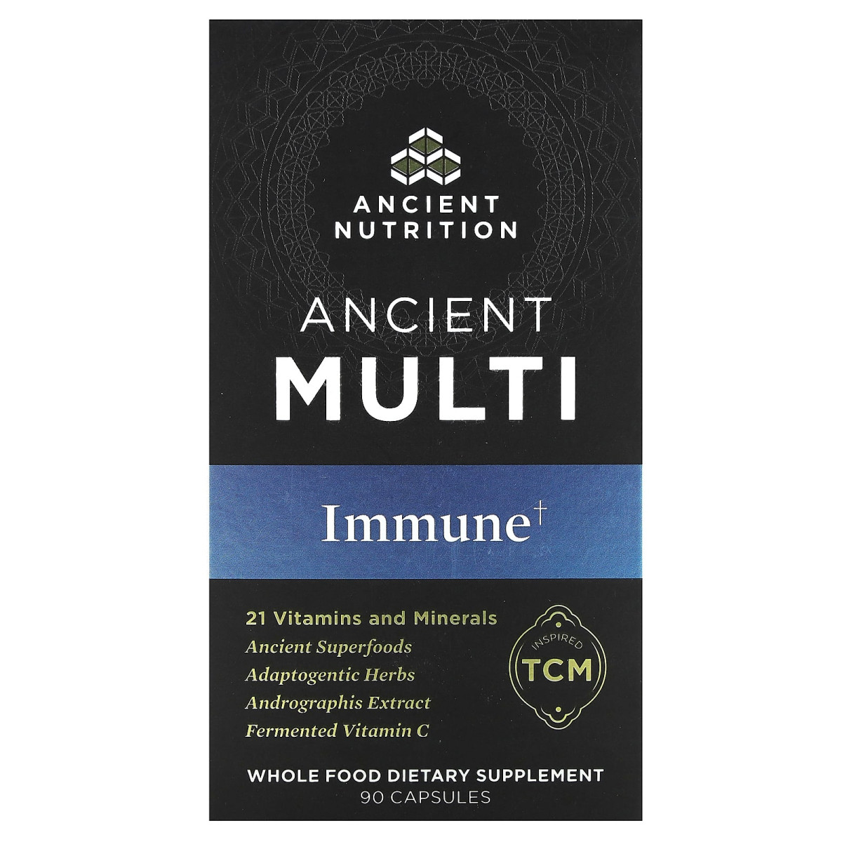 Axe/Ancient Nutrition, Ancient Multi, Immune+, 90 капсул
