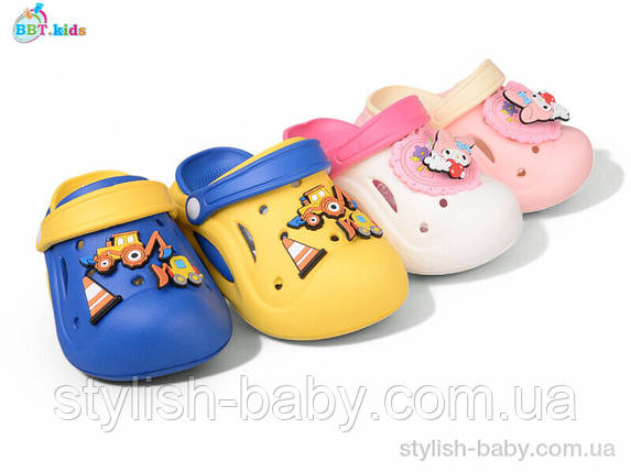 Дитяча колекція літнього взуття. Дитячі крокси 2025 бренда BBT kids оптом (рр. з 24 по 29), фото 1