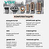 Фен-щітка стайлер VGR 6 в 1 V-491, 6 насадок, 3 режими, 3 рівня температури, фото 3