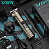 Набір для стриження VGR 8 в 1 V-110, 17 насадок, LED display, фото 3