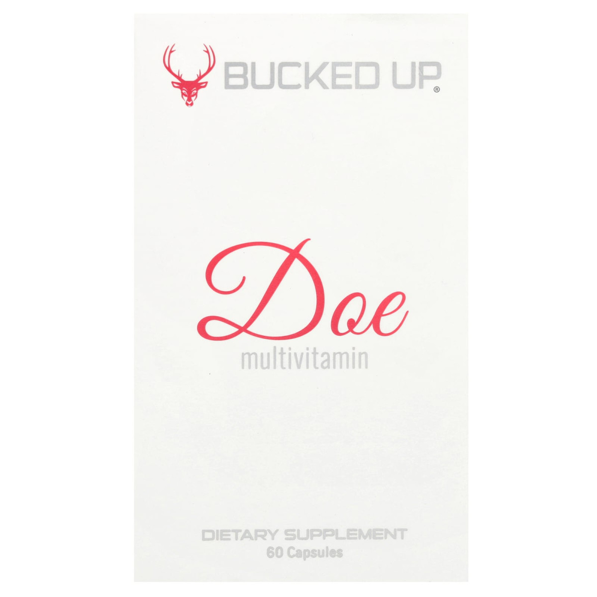 Bucked Up, мультивітаміни з оленями, 60 капсул