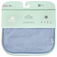 Green Sprouts, Stay Dry Burp Pads, Multicolor, 5 Pads