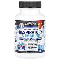 BioSchwartz, Respiratory & Immune, суміш біофлавоноїдів кверцетину, 60 капсул