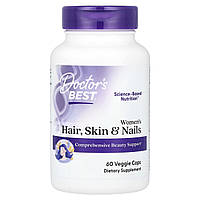 Doctor's Best, засіб для волосся, шкіри та нігтів для жінок, 60 рослинних капсул