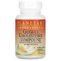 Guggul Cholesterol Compound (склад з гуггул проти холестерину), Planetary Herbals, 375 мг, 90 таблеток