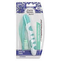 GuruNanda, Basics, Folding Toothbrush, м’яка зубна щітка, 1 шт