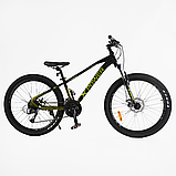 Велосипед спортивний Corso X-POWER на 26 дюймів, Green 75122, фото 3