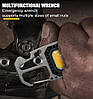 Ліхтар MULTIFUNCTIONAL 5138/KL-535-COB ULTRA(white+yellow+red), multitool, Li-Ion акумулятор, магніт, карабін, викрутка, ЗУ Type-C, фото 5